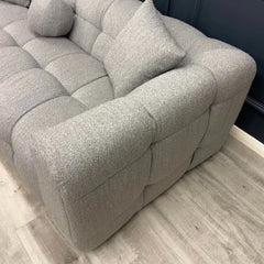 The Grey Bubble Boucle 3 Seater Sofa