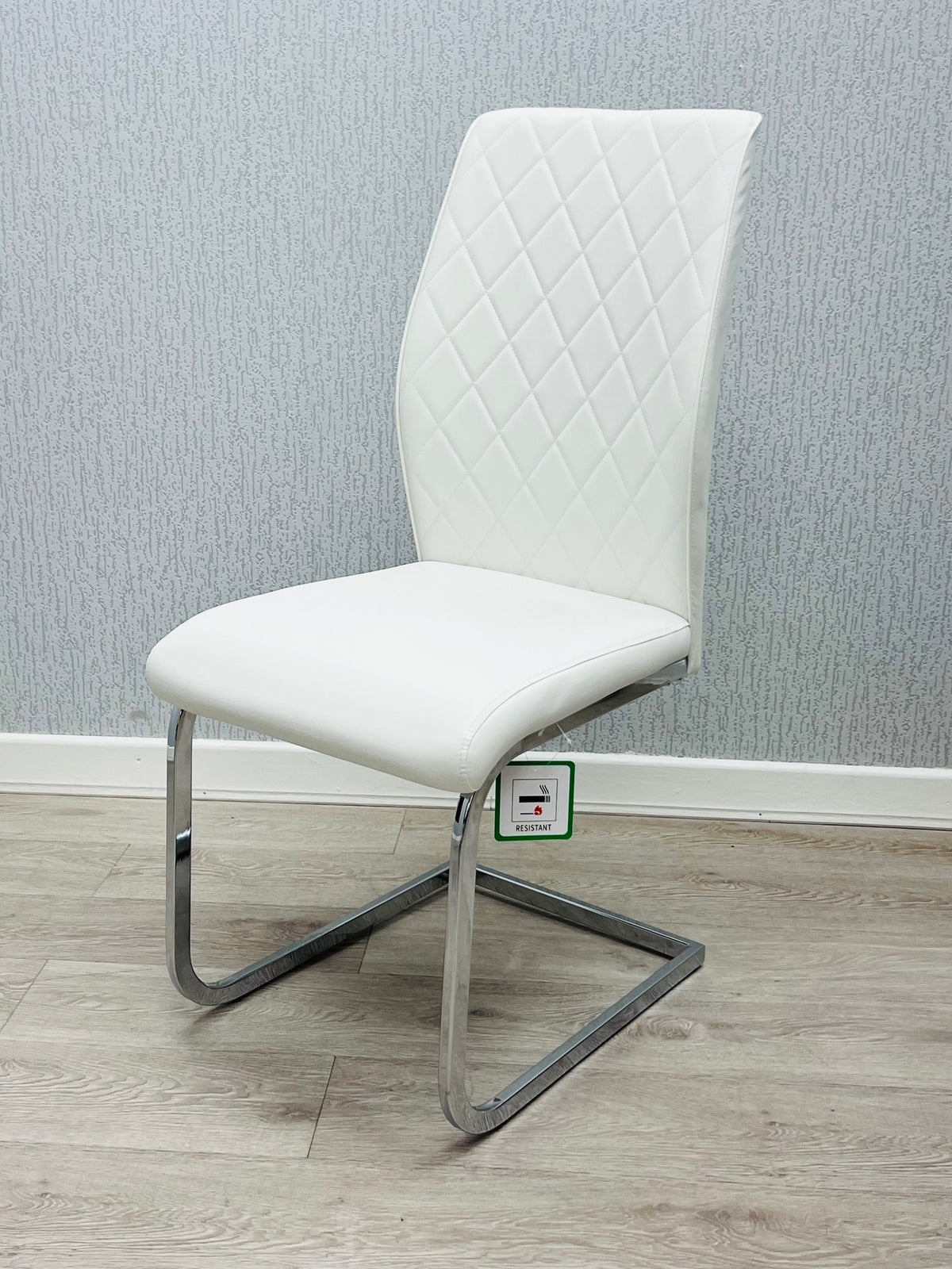 Atlantis PU Dining Chairs- White