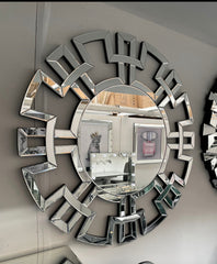 Aztec Round Wall Mirror - Finestroom