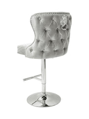 Valentino Bar/Breakfast Stools- HQ Silver