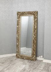 FRENCH ORNATE SILVER MIRROR - Finestroom