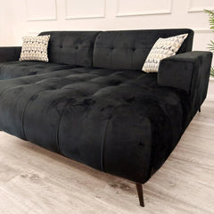 Oslo Ebony Black Open Plan Sofa