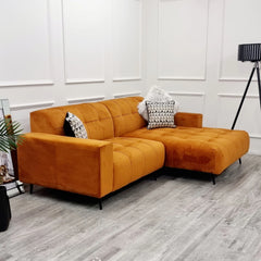 Oslo Burnt Orange Open Plan Sofa