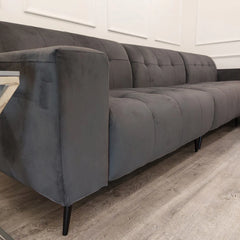 Oslo Grey Open Plan Sofa