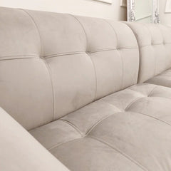 Oslo Silver Grey Open Plan Sofa