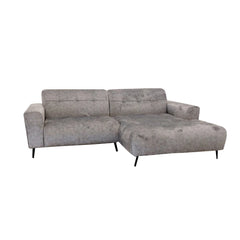 Oslo Mottled Grey(Buxton Rhino) Open Plan Sofa