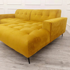 Oslo Mustard Open Plan Sofa